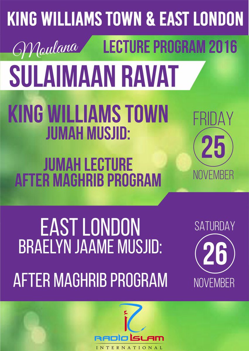 sulaimaanravat's tweet photo. #LectureProgram #RequestDua https://t.co/yw5N430nsK