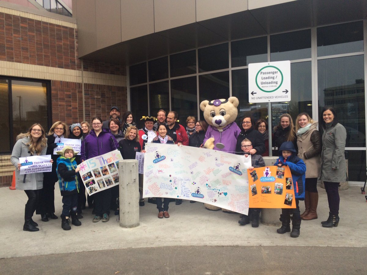 CHED880's tweet photo. Scheetz recognized as part of Stollery's 15th anniversary #yeg https://t.co/BvMgWjhFDt https://t.co/Cloe50V2FA