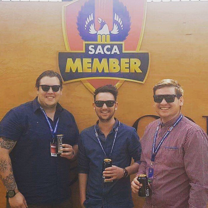 trifectacricket's tweet photo. @DUHJUHCC_TCA @DaviesBulldogs @KeatleyGoats getting amongst the SACA members #ausvsa #ohwhatafeeling https://t.co/jyZ4xD4GWF