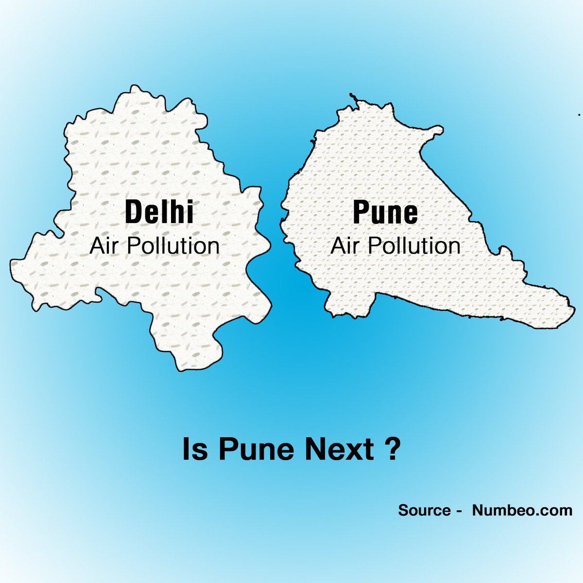 anaghapp's tweet photo. Is #Pune next in the list to be hit by #AirPollution,after #Delhi? Similar climate patterns#PuneEnvironment
@salilurunkar @MeenakshiGurav https://t.co/Z50lelxThw