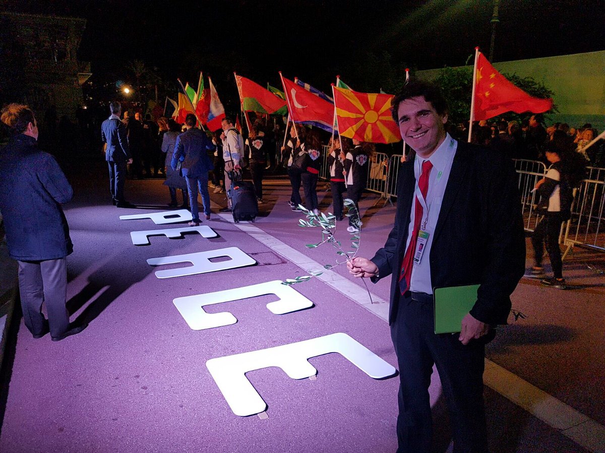 Sympa de retrouver hier soir le forum international Peace and Sport à Monaco, auquel je n'avais pas participé depuis 3 ans. #gameonforpeace