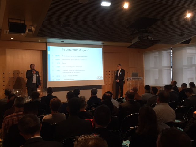 DIMOSoftware's tweet photo. Coup d'envoi du FORUM DIMO GRAND OUEST @CCINantes ! #FORUMDIMONantes https://t.co/4bEKKDnrOe