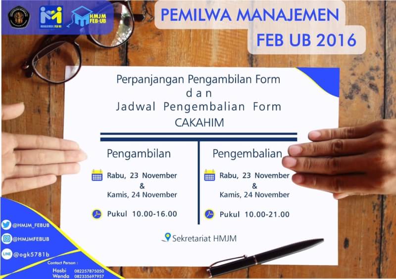 [Hari Terakhir Pengembalian Form]
