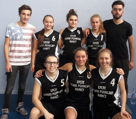 Bravo à l'équipe de #Basket  filles du <a href="/Lycee_Poincare/">Lycée Henri Poincaré</a> vainqueur le 23/11 qui se qualifie pour la finale de district <a href="/unssncymtz/">UNSS_Nancy-Metz</a> <a href="/Unss54/">UNSS Meurthe&Moselle</a>