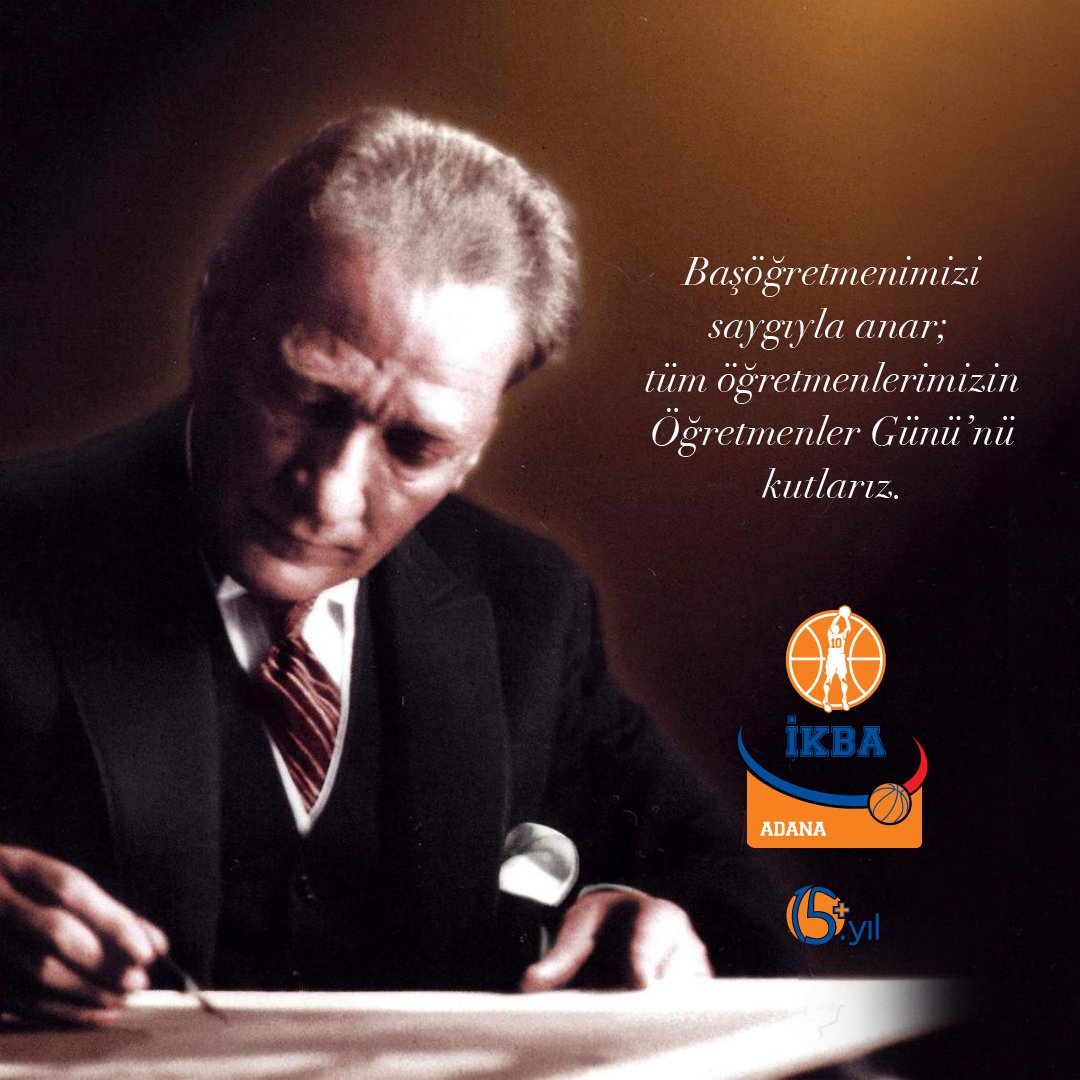Başöğretmenimizi saygıyla anar, tüm öğretmenlerimizin Öğretmenler Günü'nü kutlarız. #ikba #ikbaadana #24Kasım #agk88