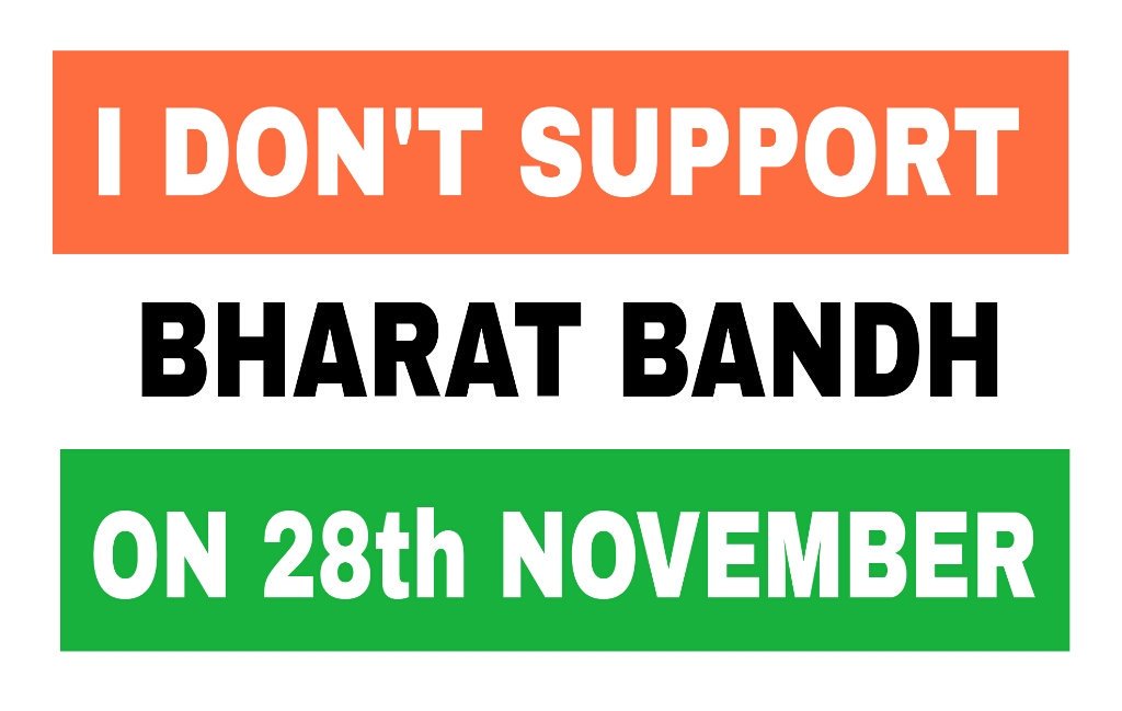 Shahrcasm's tweet photo. Retweet and Show Your Support Against Bharat Bandh... https://t.co/rcF4fRclGX
