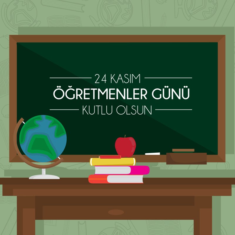 Üzerimizde emeği geçen tüm öğretmenlerimizin Öğretmenler Günü kutlu olsun. #24KasımÖğretmenlerGünü  #24Kasım #ÖğretmenlerGünü #Öğretmen