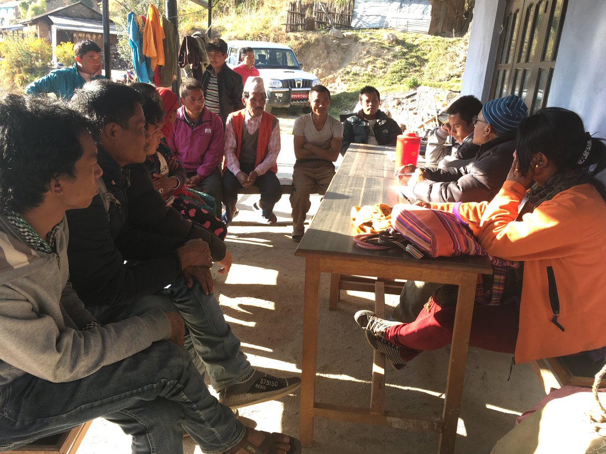 nepalcged's tweet photo. Field visit to SNNP (Mulkharka, Kunegaun &amp; Chilaune) under the WATERSHED MGMT (NGO PKG 1)  with Agriculture and Energy expert (11/17/2016) https://t.co/Zjp10CaEPs