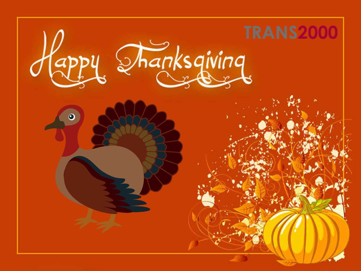 2000Trans's tweet photo. Trans2000 is dedicating this auspicious occasion of Thanksgiving to All our customers.
Wish you a Happy and joyful #ThanksgivingDay https://t.co/JcAyueOow3