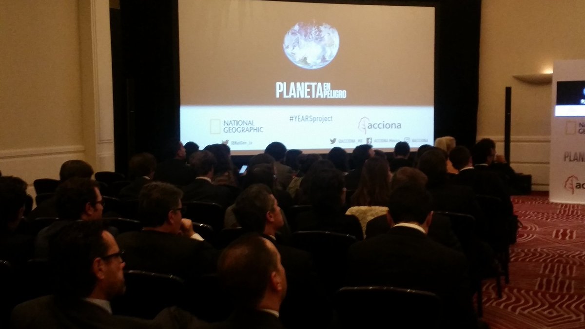 yayoz3's tweet photo. @ACCIONA_MX y @NatGeo_la  presentan en México "Planeta en Peligro" #YEARSproject https://t.co/mz49fTHVzj