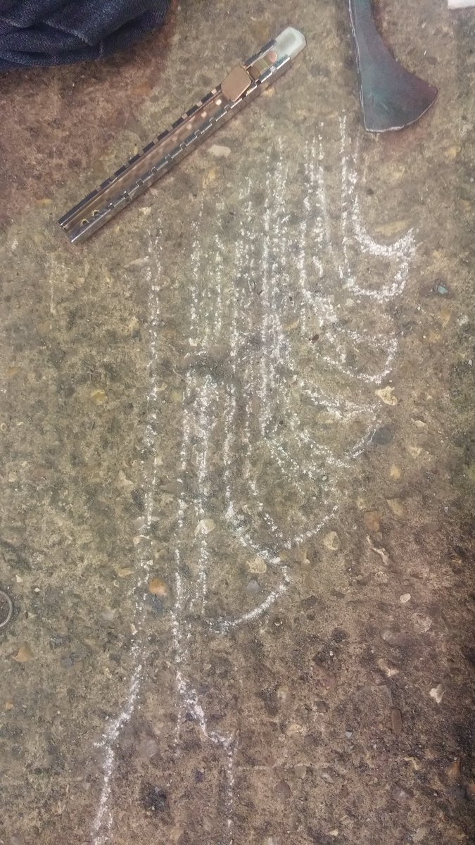 Best blacksmith design template #floor #chalk <a href="/RMHIronWorks/">Richard Hillam</a> <a href="/daveypharris/">david harris</a> #publicart #workinprogress