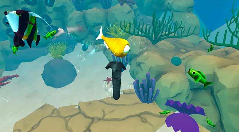vrgamesfor's tweet photo. Munch VR by @MunchVR, such an adorable little #VR game for #HTCVive, Eat or be eaten! Demo available, Our preview: https://t.co/6pcKbwtVu8 https://t.co/fCT45q2BIR