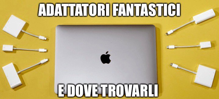 BagnoliMD's tweet image. Adattatori Fantastici e Dove Trovarli. #MacBookPro #Apple #MacBookPro2016 #dongles