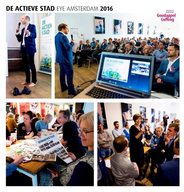 MarcoAarsen's tweet photo. Verkeerskunde, ruimtelijke kwaliteit en leefbaarheid hand in hand op themadag 'De Actieve Stad'. https://t.co/BhRLJPvXbX @VitaleGroenStad https://t.co/0FrnPOYvxb
