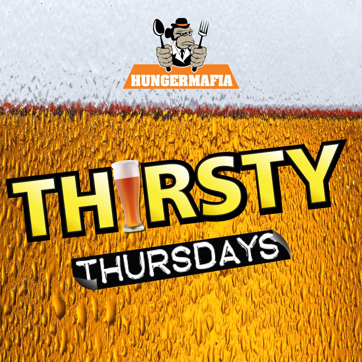 Hungermafia's tweet photo. THIRSTY THURSDAY IS BACK WITH A BANG!🍻
Enjoy #HungerMafia #mindbogglingdeals on amazing #breweries!
Its #thirstythursday #cheers #beerlover🍺 https://t.co/twqe1BkLCx