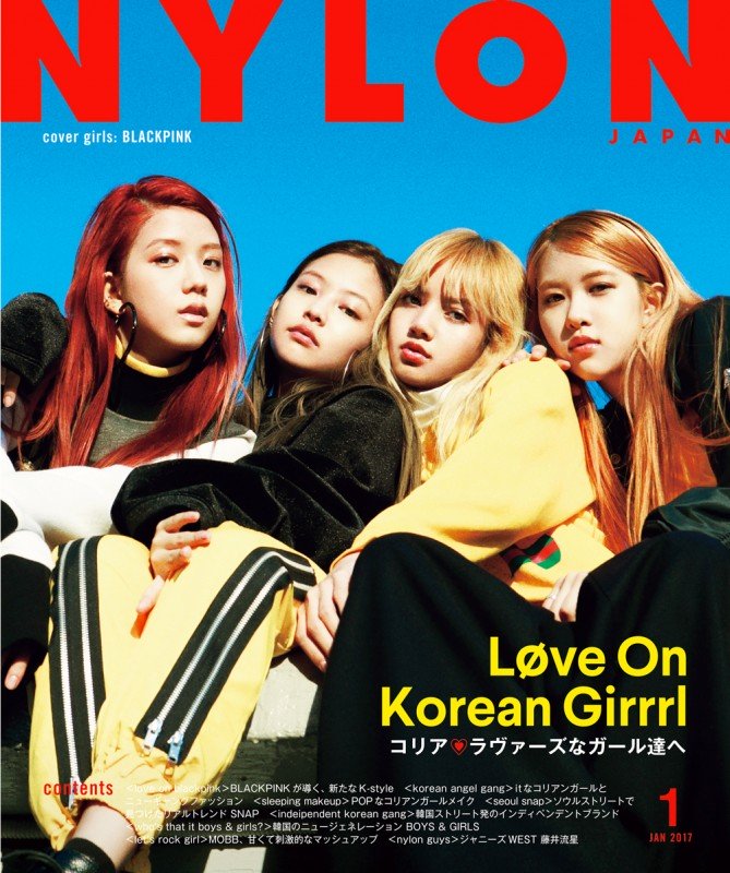 mapofcarolyn's tweet photo. [Magazine] #BLACKPINK for NYLON Japan! Released on 11/28! https://t.co/QkiAfS5XUi
