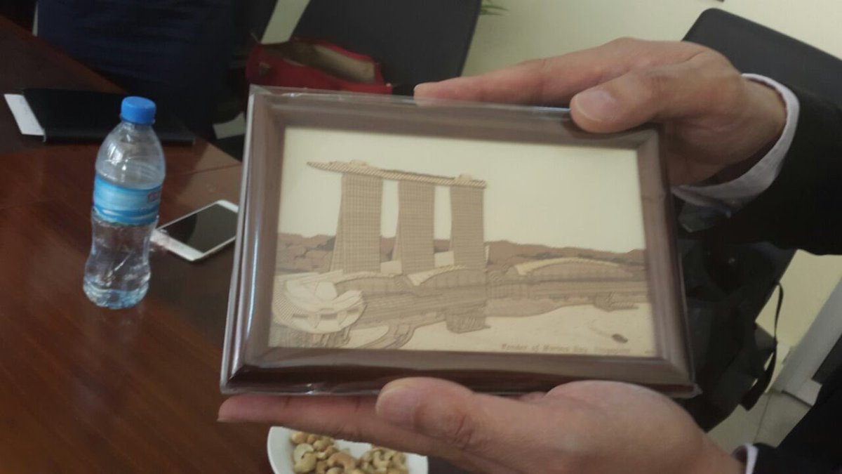 Dir.of Emerging Markets,Min.Trade&amp;Industry, Singapore visited ESRF to gather views on the Possible FTA btn TZ and Singapore