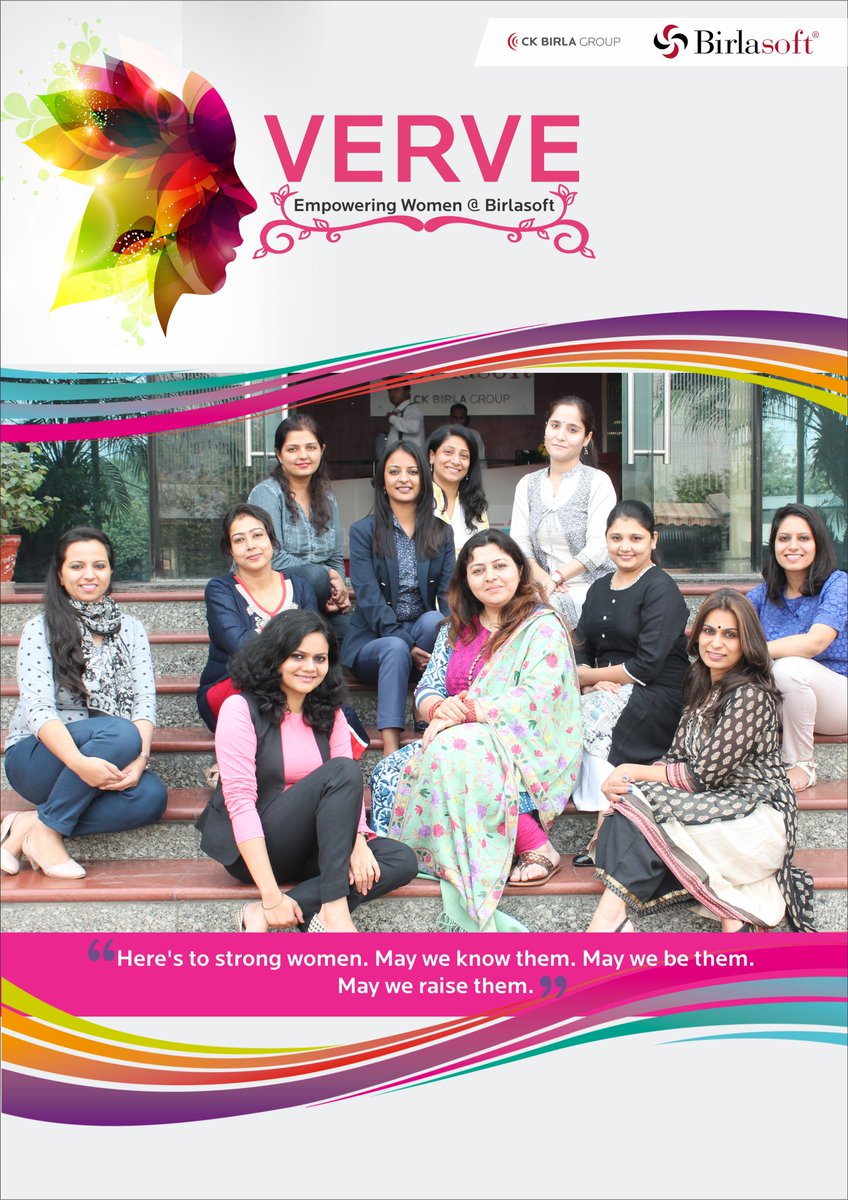 birlasoft's tweet photo. @birlasoft launches #GenderDiversityProgram -VERVE "Here’s to #Strong #Women" #WinningOrganization #BirlasoftIsEngaged #BirlasoftValues https://t.co/lMaZfLujtS