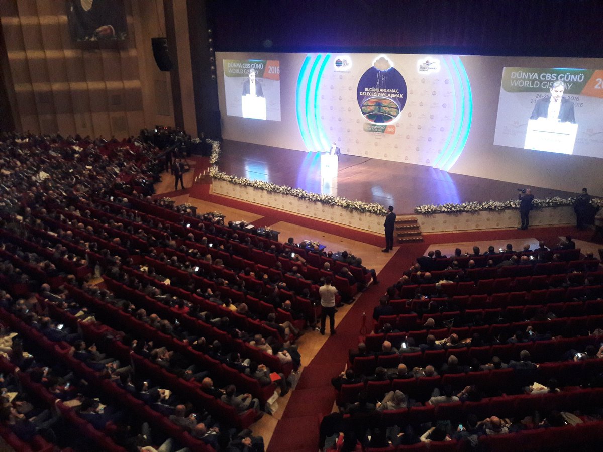 haliccongressc's tweet photo. #CBSgünü2016  @csbgovtr Coğrafi Bilgi Sistemleri Genel Müdürü Ömer Alan açılış konuşması #haliçkongremerkezi #piasahneteknolojileri https://t.co/IIiiWYR0b7