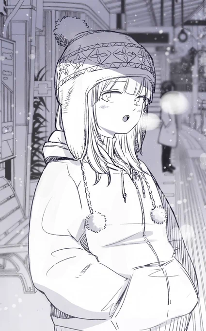 雪さむいね 