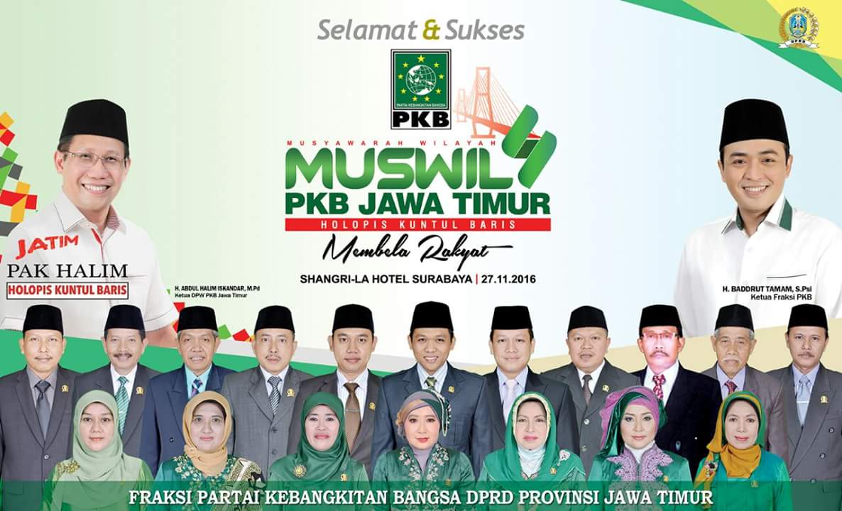 #Muswil4PKBJatim .@DPCPKBGresik @kabarPKBjatim @BeritaPKB