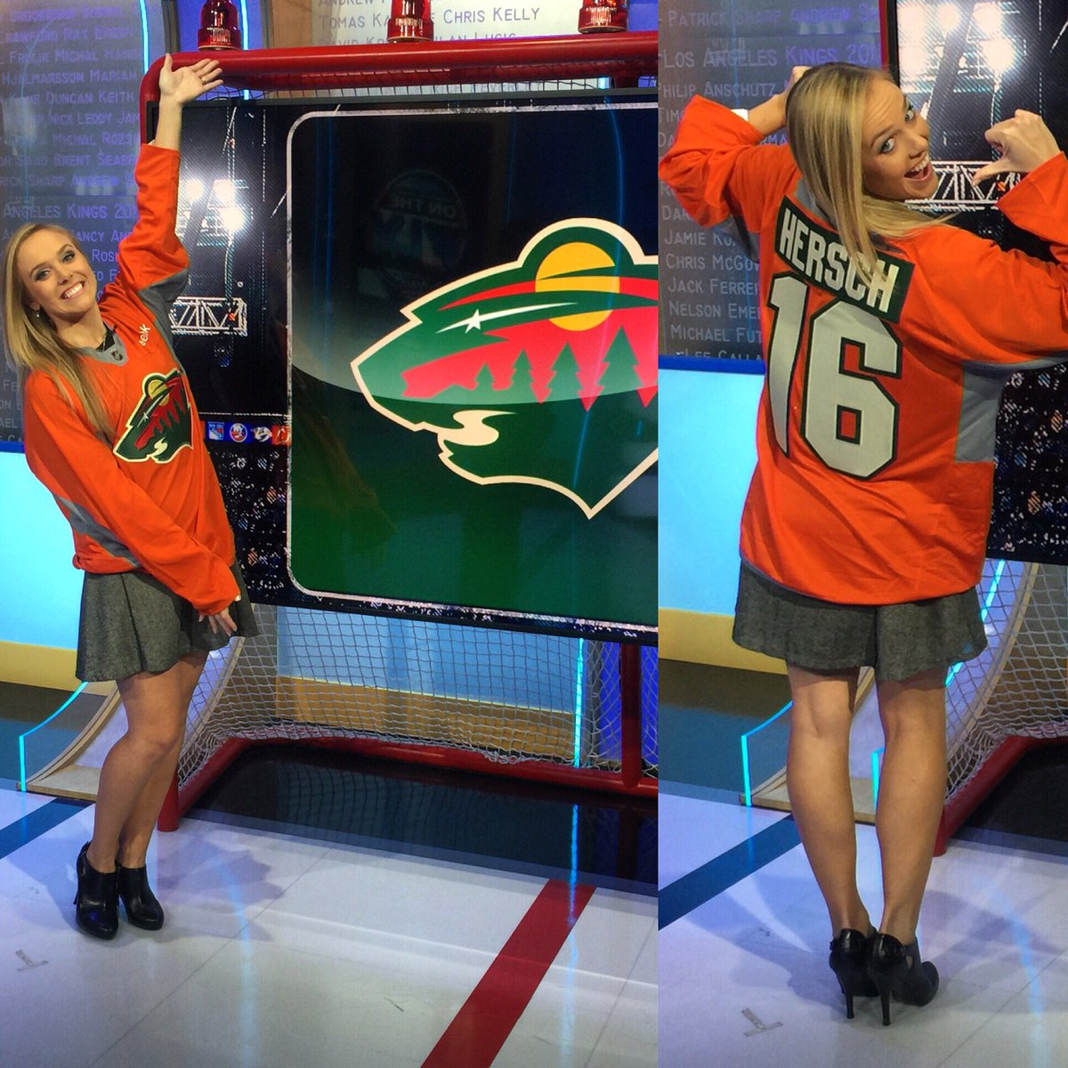 Jamie Hersch on Twitter: \ minnesota wild blaze orange jersey. 