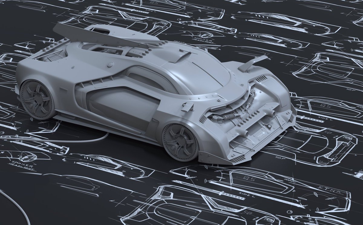 Igoq's tweet photo. Axiom Katana over some ideation sketches #vehicle #design #concept #art #Transportation https://t.co/kt2348ISAB