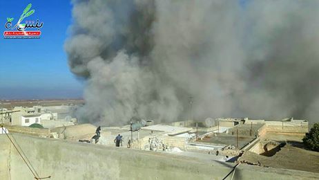 a7medalawad's tweet photo. 7 martyrs & dozens wounded including children & women as result of Assad's regime airstrikes targeted #Banash town in #Idlib countrysids https://t.co/RzdzJvs2ui