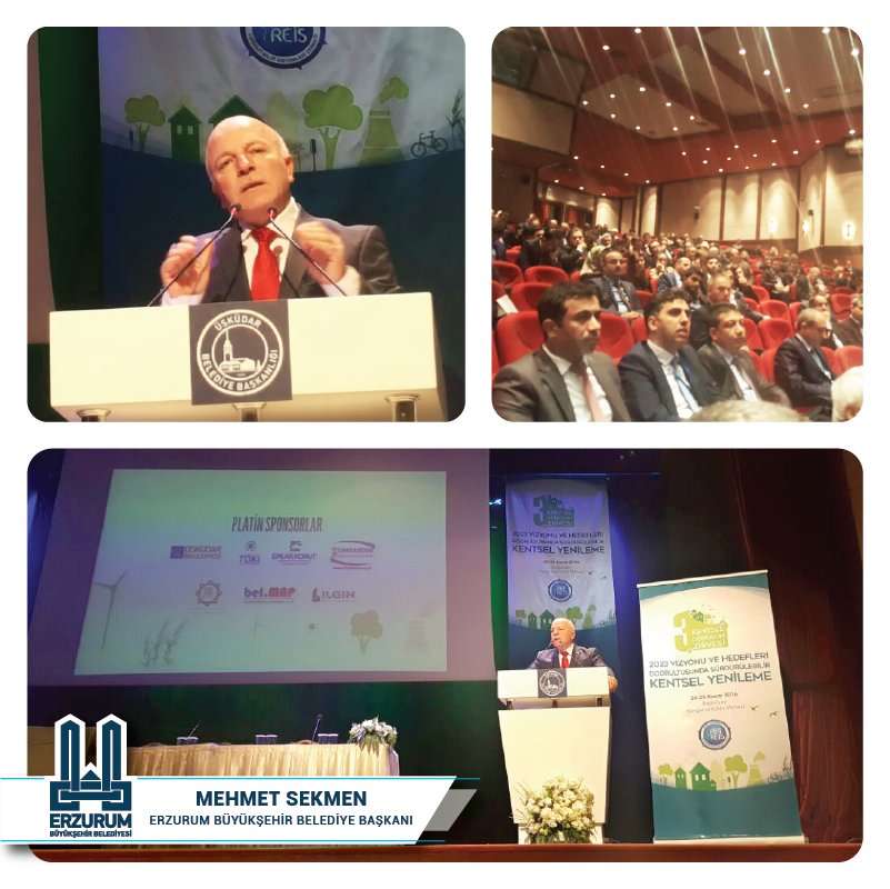 Piri Reis Derneğimizin düzenlediği 3. Kentsel Dönüşüm Zirvesinde ERZURUM MODELİNİ anlattık. Korunan Tarih Dönüşen Şehir #Erzurum!