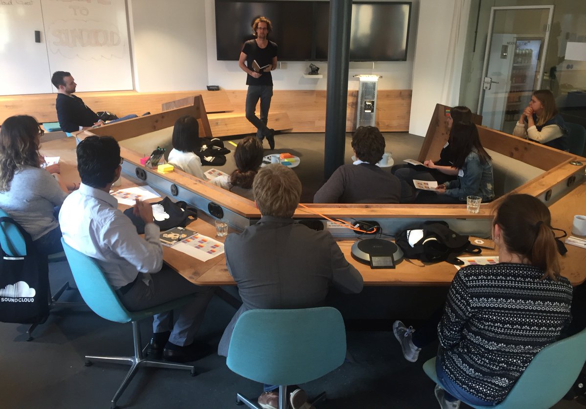 SoundCloudJobs's tweet photo. .@ericw welcoming the candidates to @SoundCloud this morning who are ready for the #DeveloperBridge program interview day in Berlin https://t.co/4KMUaJVCLP