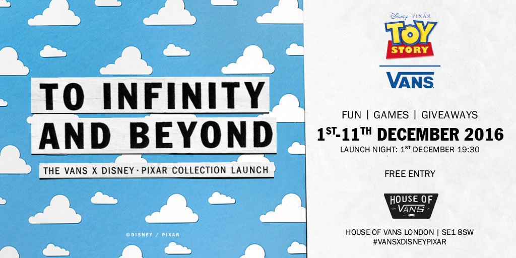 Christmas is coming early at #HouseOfVans! We're getting a visit from Buzz, Woody and the gang: bit.ly/VansxDisneyPix…