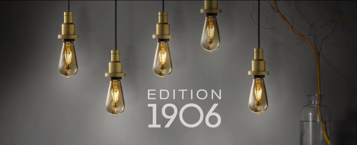 Ledvance's tweet photo. Feeling smart? Or maybe nostalgic? 
We have everything – the latest #smarttechnology to our vintage #Edition1906. 
Find us at F50. #LUXLive https://t.co/EKKeGAbMSP