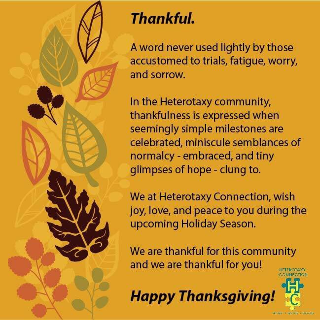 HeterotaxyOrg's tweet photo. Happy Thanksgiving, from our hearts to yours.
#heterotaxyconnection https://t.co/Qrb8xHUiCN