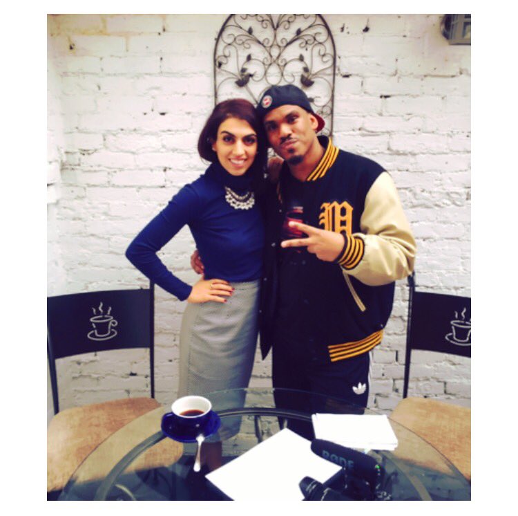 Interview this morning <a href="/TalentDanceTV/">TalentDanceTV</a> <a href="/NewLondonCafe/">New London Cafe</a>