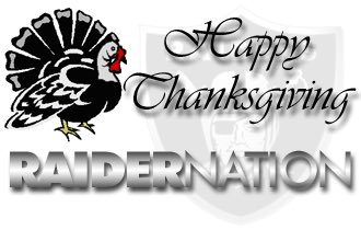 SlvrBlkEmpireNY's tweet photo. To one and all in our #RaidersFamily have a safe &amp; special #thanksgivingday !! #Thankful #FamilyHolidays #Remember #Blessings #TurkeyDay https://t.co/ko4unznWEF