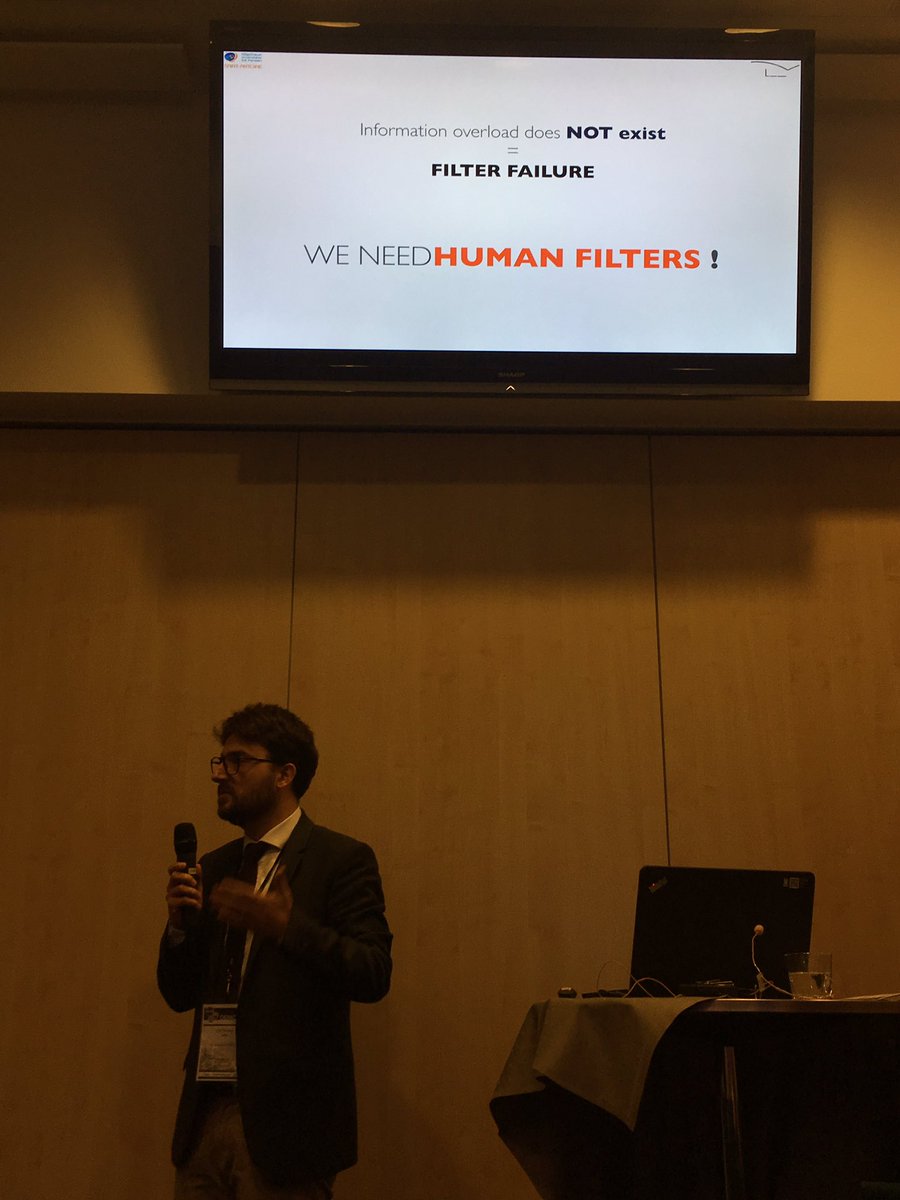 AnhnhiH's tweet photo. The need of human filters to keep your self updated #DEMC7 #foamed @akutkonference @YordaYou https://t.co/B7m0XvGRnj