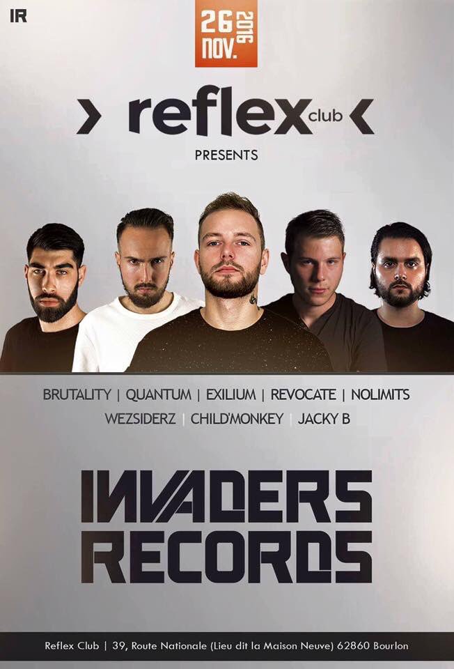 Samedi! 🎉🔥
@Brutalityfr <a href="/Nolimits59/">Nolimits</a> @RevocateMusic <a href="/_quantumdj/">Quantum</a> 
#invadersrecords #hardstyle