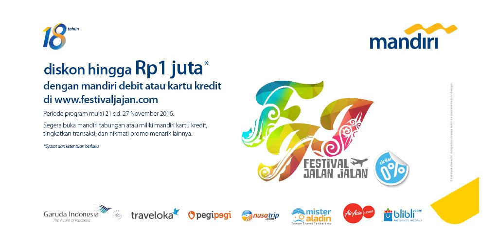 livinpoin's tweet photo. Berburu liburan akhir tahun di https://t.co/hiMqe2ptVL dengan #mandiridebit, yuk! https://t.co/Y9b89WZJPE https://t.co/c3n9jqFmah