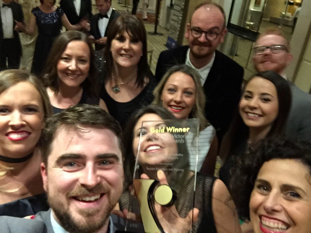 DestMelbourne's tweet photo. So happy to have won a #RACVVTA for our #MTILP program! #winning https://t.co/Jhlm00lQmp