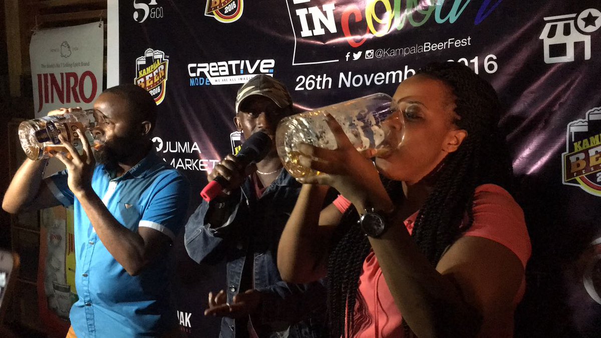 NovaMediaUG's tweet photo. Tag those lumpens who'll represent your crew (and won't disappoint) at the #KBF16 chugging competitions this Saturday! #PartyInColour https://t.co/KBtHx7e4ow