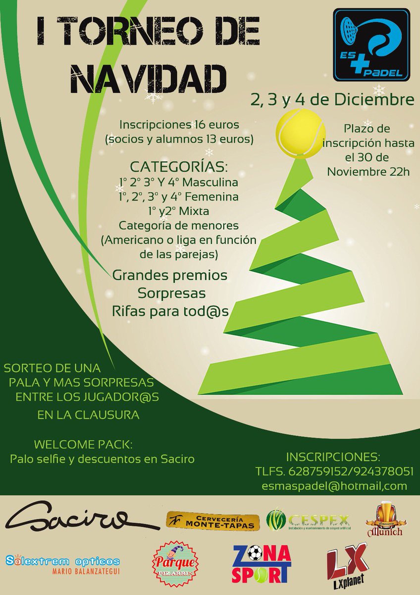 #abiertoplazoinscripcion <a href="/javi_sanchez91/">Javier Sánchez</a> <a href="/vinagre89/">vini</a> <a href="/EdiviaGalan/">EDIVIA</a> <a href="/Sanchez93E/">AlbertoSánchEspadiña</a> 💪🏻💪🏻💪🏻🎾🎾🎾🎾