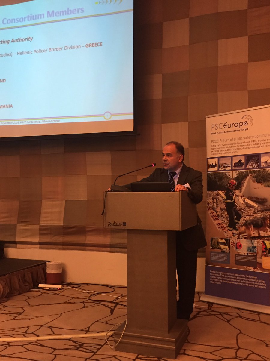 manfredblaha's tweet photo. Pantelis Michalis (KEMEA) introduces EWISA (Early Warning for Increased Situational Awareness) @psc_e #PSCEAthens conference https://t.co/6XhYNn2Z52