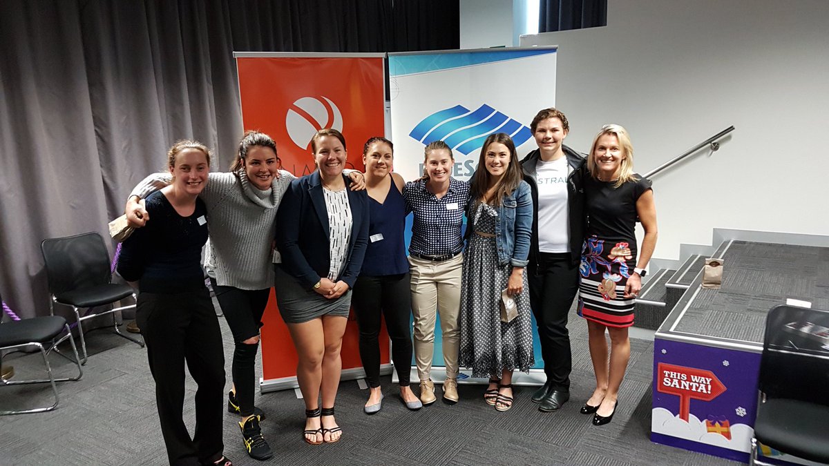 Shelley__Watts's tweet photo. What a bunch! Thank you to @NAWO_Australia for having myself &amp; these amazing athletes today! #NAWO #womeninsport #womeninbusiness https://t.co/v81OfibOAX