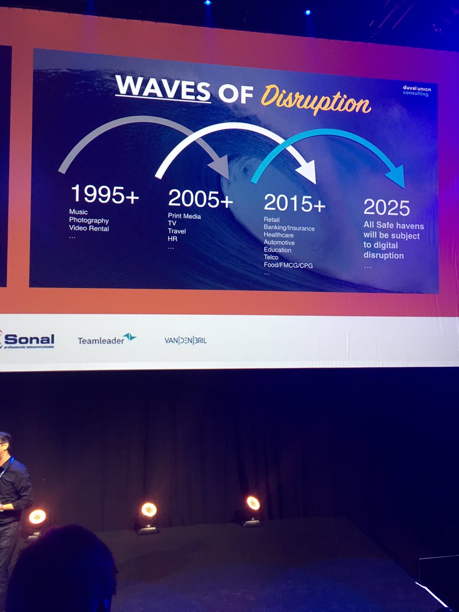 jokelybaert's tweet photo. Waves of disruption - een wereld in verandering, ook in HR #kcd16 @vivaldisinterim https://t.co/X0L5DNLgk1