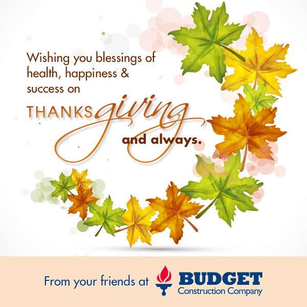 BudgetConst's tweet image. Happy Thanksgiving to ALL!