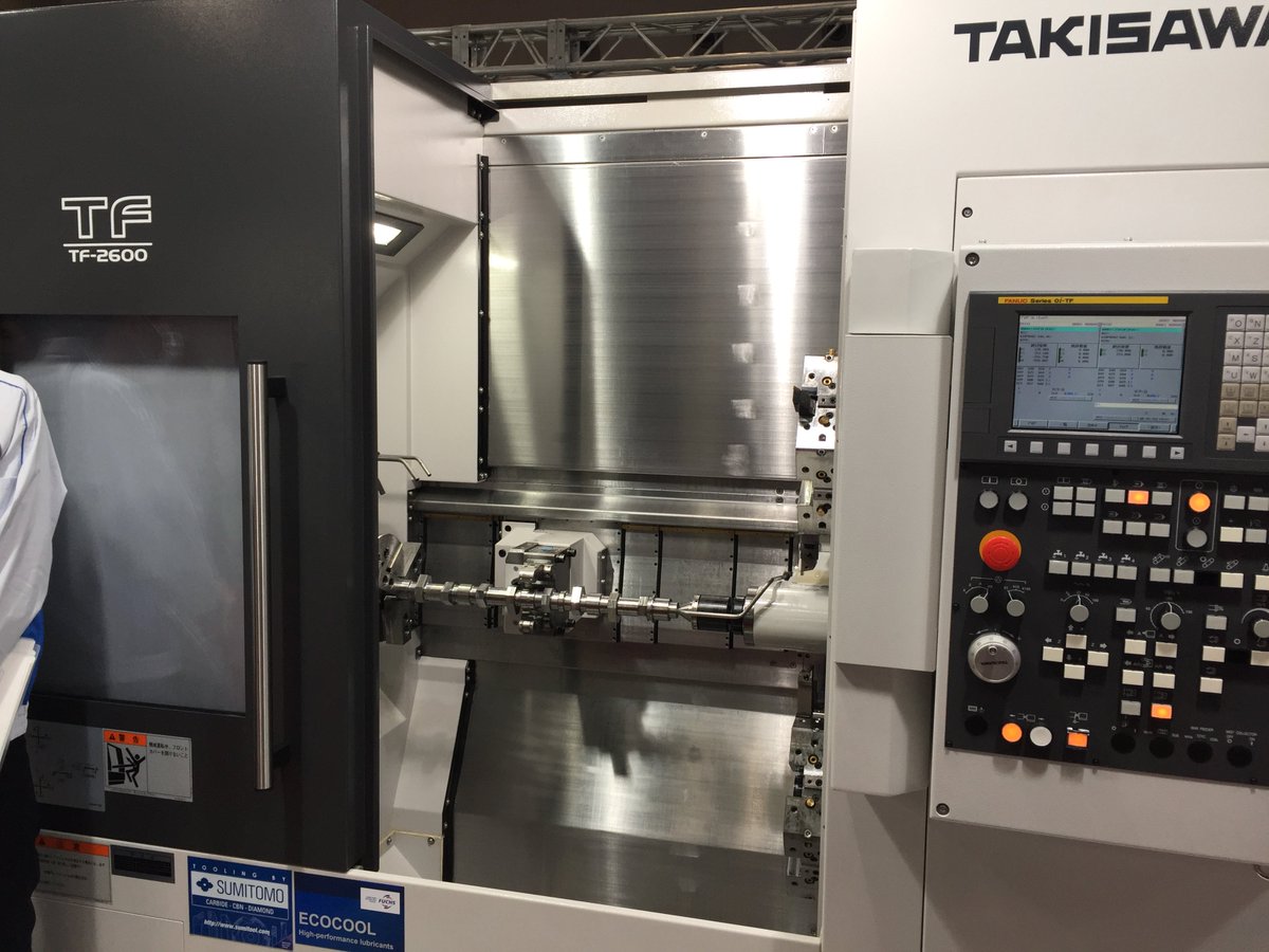 IstanbulMakina's tweet photo. #IstanbulMakinaCnc #TakisawaJapon #TF2600 #CNCTurningCenter #JIMTOF2016 https://t.co/dGEXxuLecp