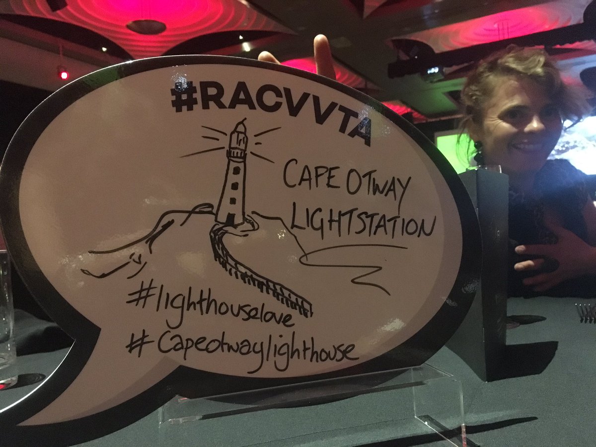 You rock Heather Peillon - lighthouse keeper 👏👏#racvvta