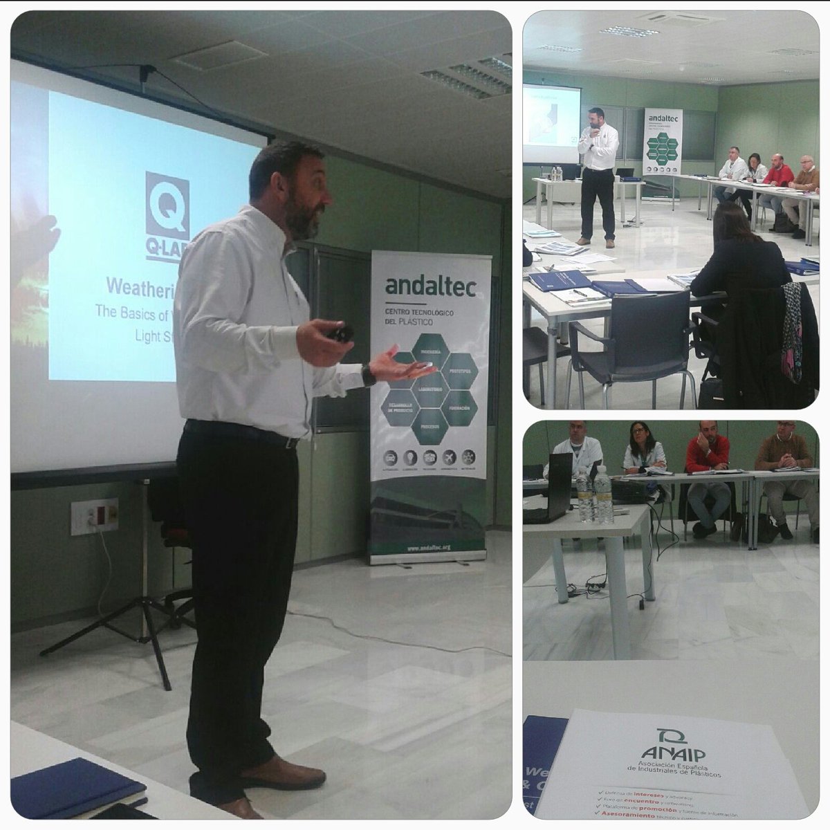 ANAIP_es's tweet photo. Gran asistencia en el seminario sobre Envejecimiento organizado con @andaltec y #grupoadi e impartido por Jim Regan de @QLabWeathering https://t.co/5oYlVkmWNM