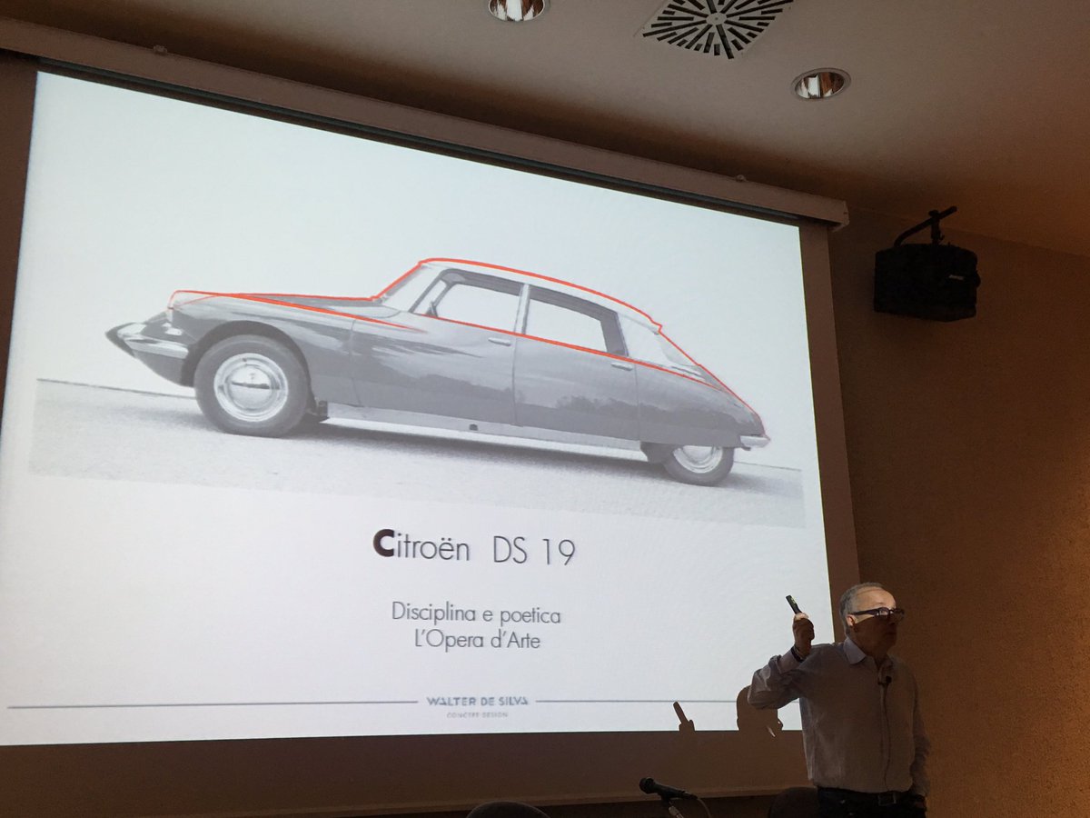 autox's tweet photo. The @Citroen DS19 is a work of art, according to De Silva. An extraordinary design with nothing extra or ornamental #mastersofcardesign https://t.co/vPAUVwE6sV