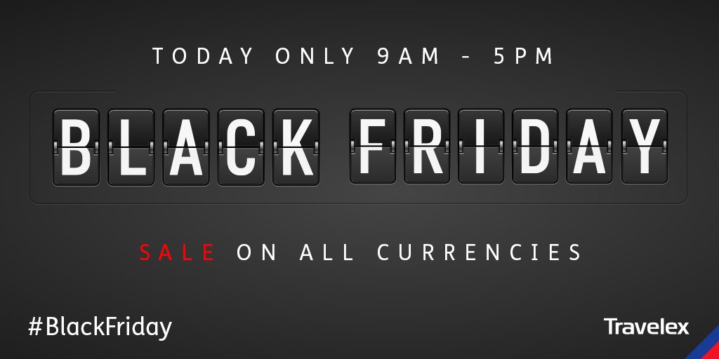 LBIAirport's tweet photo. Order your currency today with @TravelexUK's #BlackFridaySale &amp; collect at the airport https://t.co/MNHiR5EJB1 https://t.co/VIBjhxYr8r